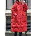 Fashion Red Hooded thick Duck Down Winter down coat