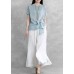 Women's casual wide-leg pants 2021 summer thin white pants