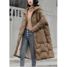 DIY Coffee Pockets Casual Duck Down Winter down coat