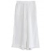 Women's casual wide-leg pants 2021 summer thin white pants